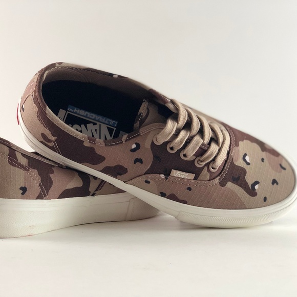 tan camo vans
